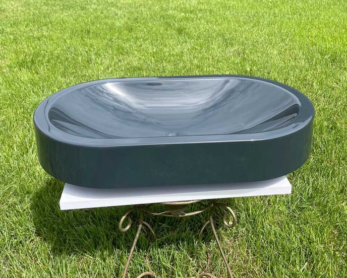 Умивальник «Олімпія» 60 см Антрацит А600 глянец