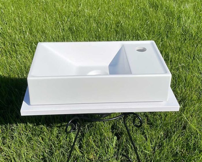 Умивальник «Естель» 40 см R Білий А100М МАТ