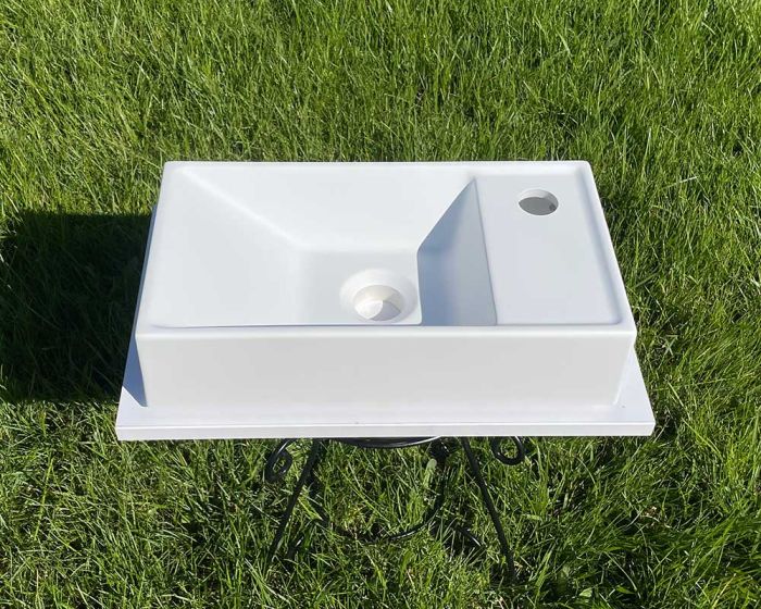 Умивальник «Естель» 40 см R Білий А100М МАТ