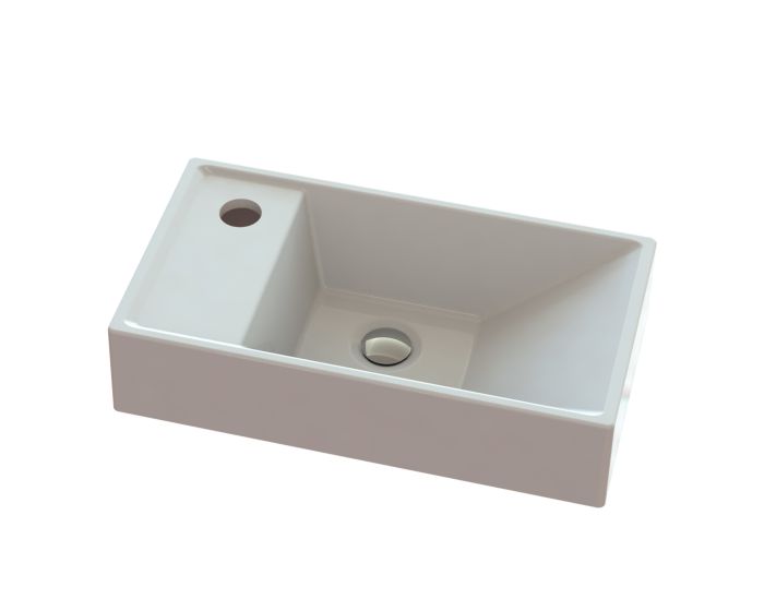 Умывальник «Эстель» 40 см L  белый А100 глянец