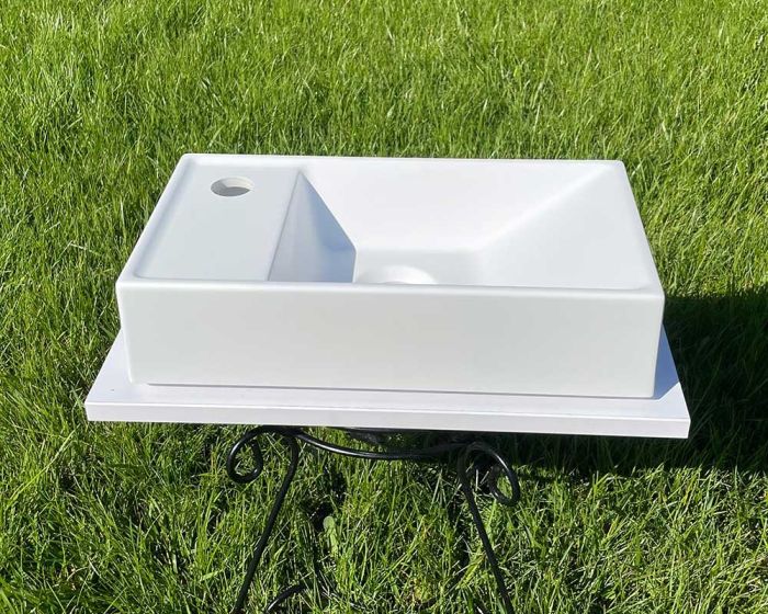 Умывальник «Эстель» 40 см L  белый А100М МАТ