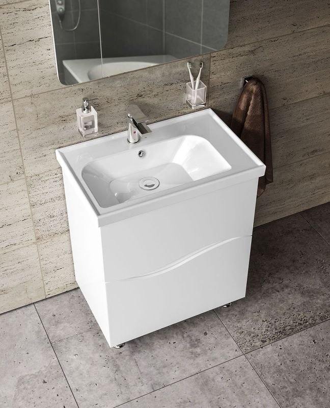 Тумба с умывальником Альфа Frame 60, Аква Родос