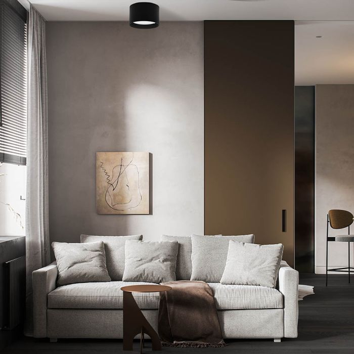 Точечный светильник D519E-LED 24W BK 3000K