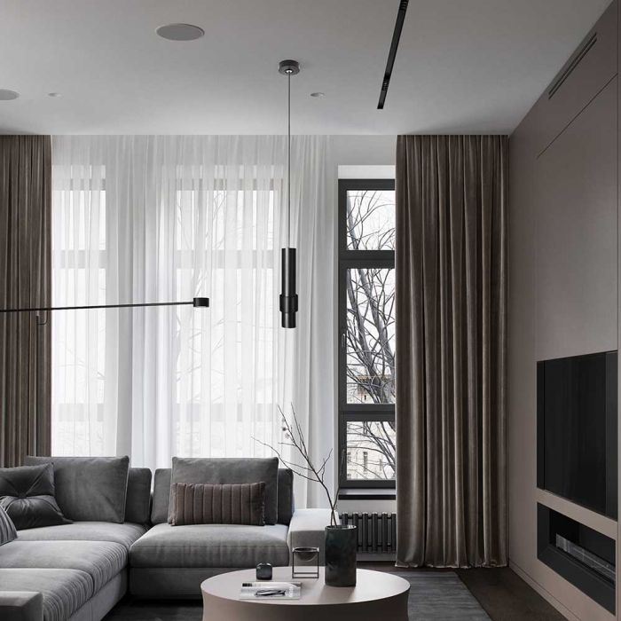 Подвесной светильник DX523A-COB 7W BK 3000K