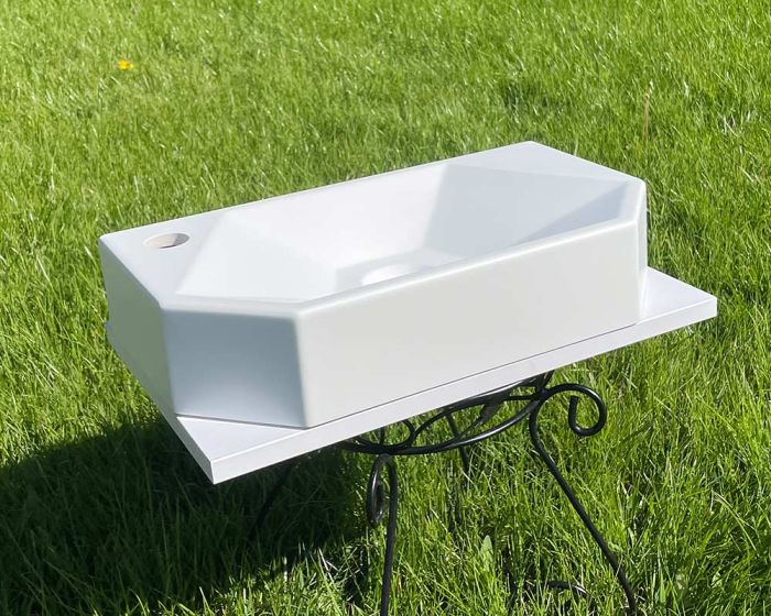 Умывальник «Тритон» L  белый А100М МАТ