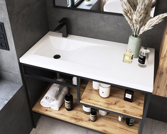 Умывальник «Феникс L» Белый А100 глянец