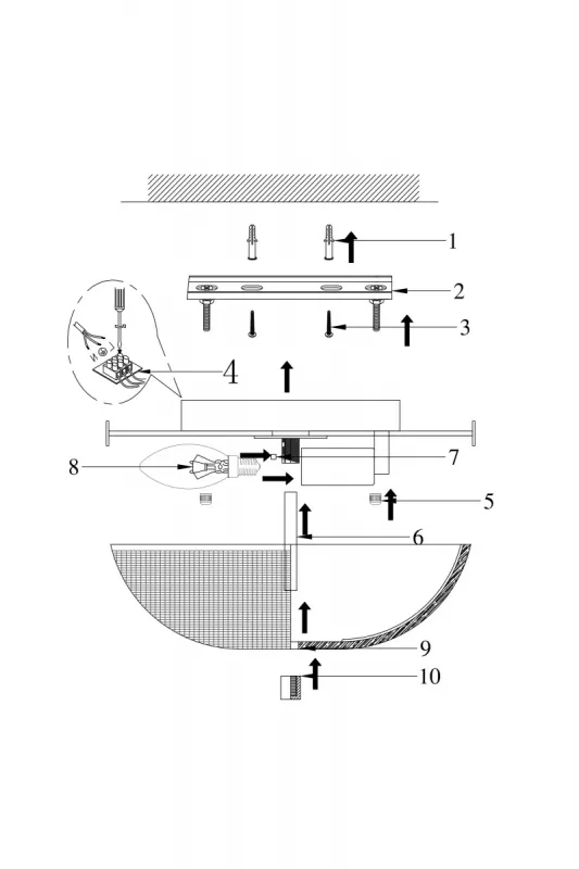 Стельовий світильник DELICATE, золото