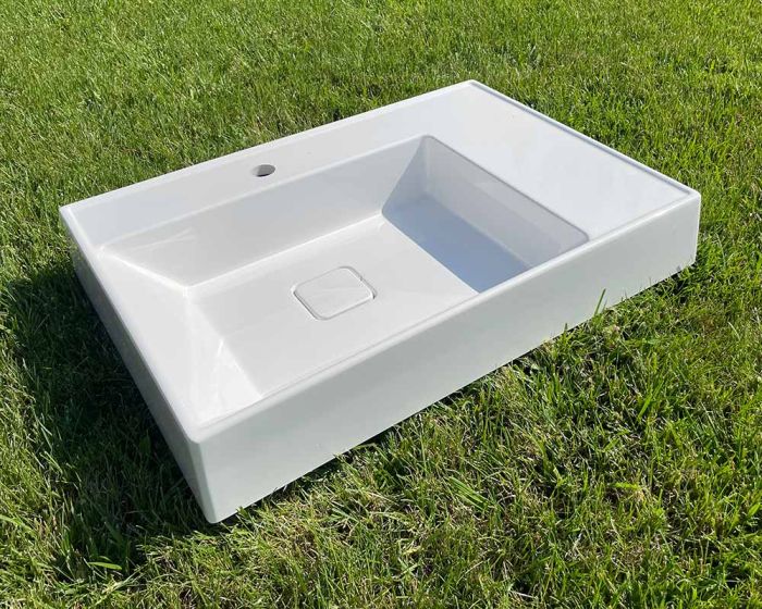 Умивальник «Німфа» 70 см Білий А100 глянець