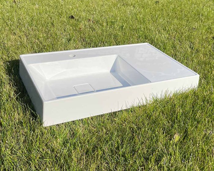 Умивальник «Ліра» 80 см Білий А100 глянець