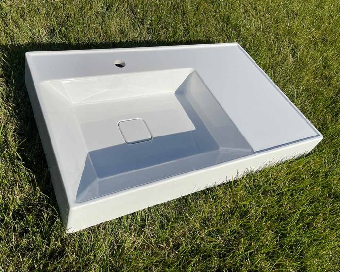 Умивальник «Ліра» 80 см Білий А100 глянець