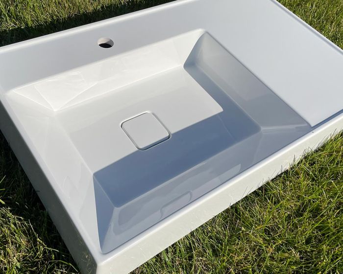 Умивальник «Ліра» 80 см Білий А100 глянець