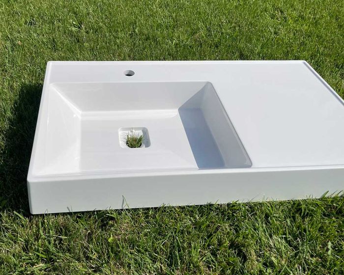 Умывальник «Арфа» 90 см Белый А100 глянец