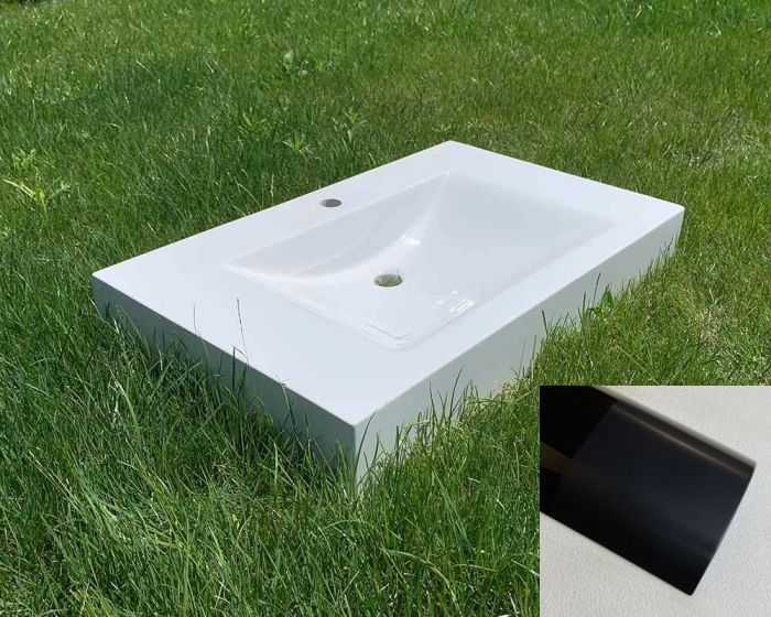 Умывальник «Атлант» 800 черный А200М МАТ