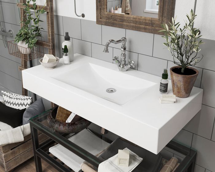 Умывальник «Атлант» белый А100М МАТ