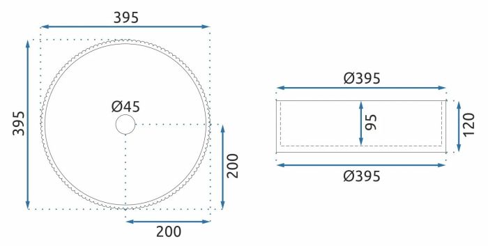 Умывальник REA INGRID GREY WHITE напольный