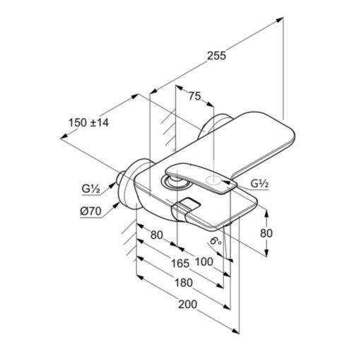 Змішувач для ванни DN 15 Balance (524450575), Kludi