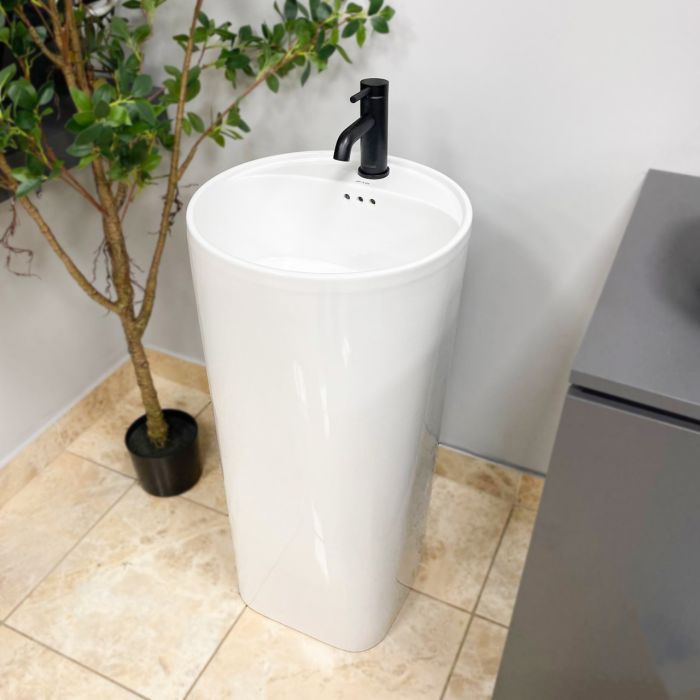 Умывальник VBI MARSALA WHITE напольный