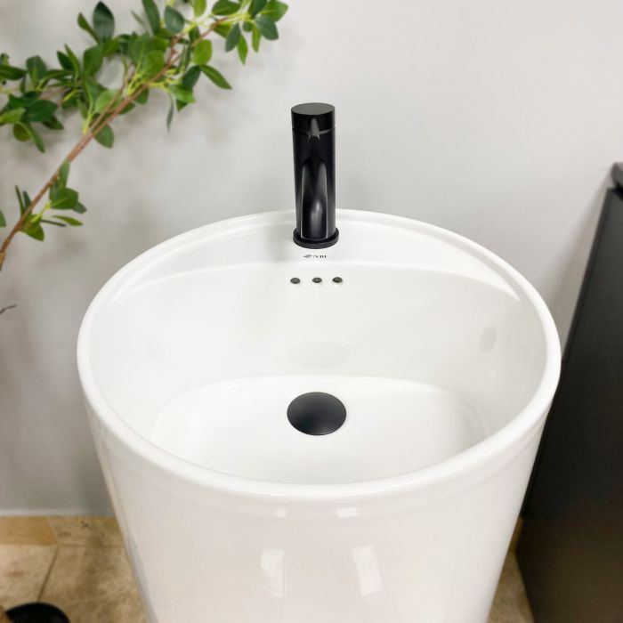 Умывальник VBI MARSALA WHITE напольный