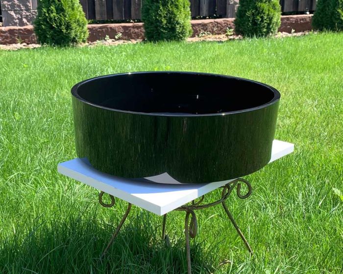 Умивальник «Оазис» 43 см Чорний А200 глянець