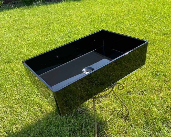 Умивальник «Тоскана» 60 см Чорний А200 глянець