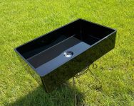 Умывальник «Тоскана» 60 см черный А200 глянец