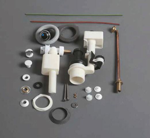 Зливний механізм для бачка Arcade D21 (D21-CR) хром, SIMAS