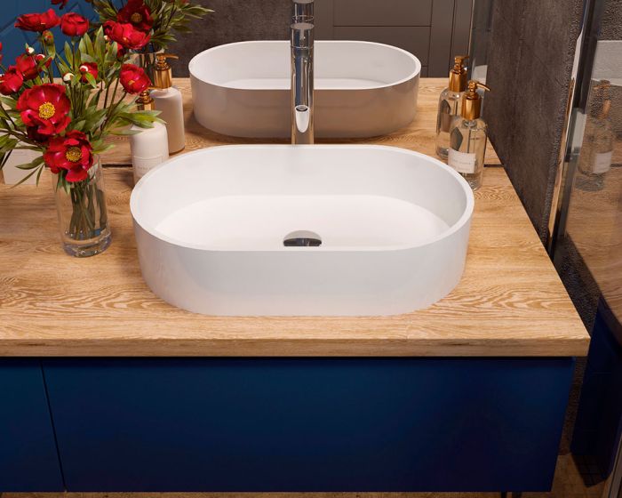 Умивальник «Ліана» 60 см Білий А100 глянець