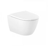 Подвесной унитаз с крышкой soft-close Ona Vortex A34668C000+A801E12002 Roca