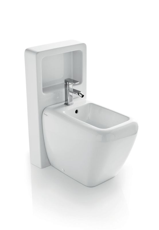 Біде підлогове з 1 отв. для змішувача біле. SHBI Cielo ІТАЛІЯ