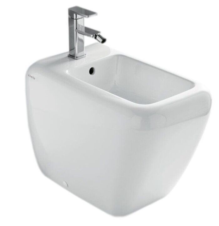 Біде підлогове з 1 отв. для змішувача біле. SHBI Cielo ІТАЛІЯ