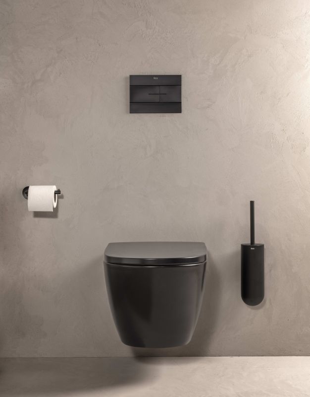 Унітаз підвісний Ona Rimless Black matt з кришкою soft-close Roca