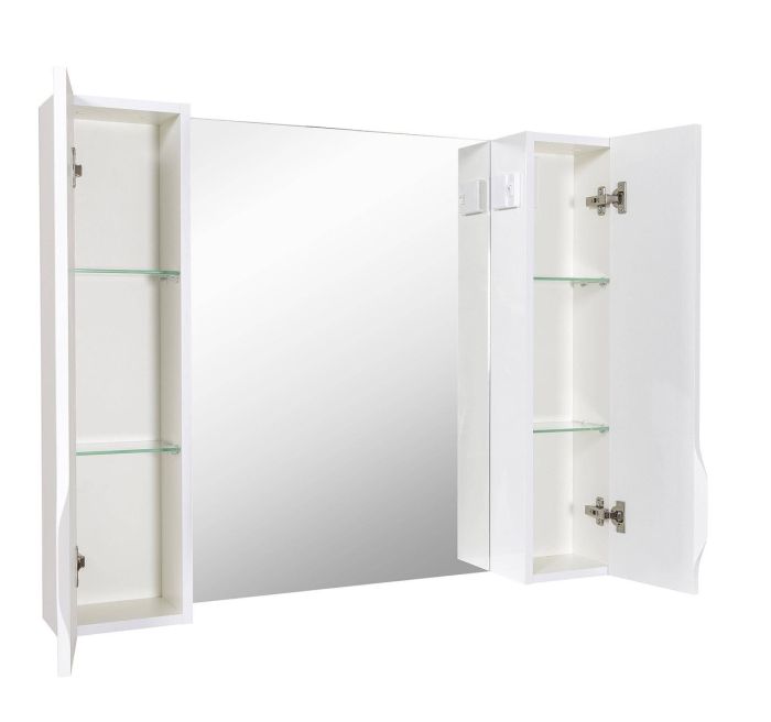 Дзеркало з двома шафками Родорс 100, Аква Родос