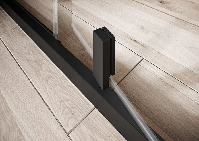 Душові двері NDOP1 90 Transparent Black RAVAK