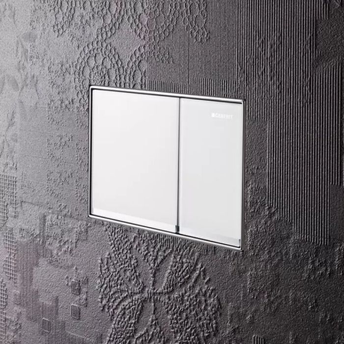 Кнопка зливу Omega 60 115.081.SI.1 білий Geberit