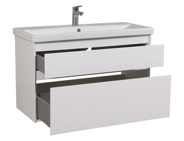 Тумба подвесная с умывальником Элит 100, Аква Родос