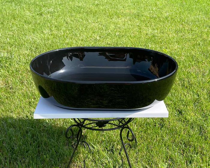 Умивальник «Персія» 54 см  Чорний А200 глянець