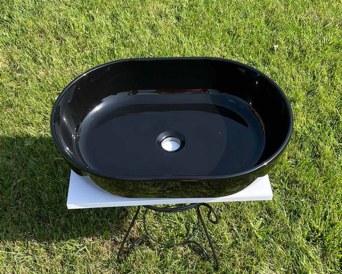 Умивальник «Персія» 54 см  Чорний А200 глянець