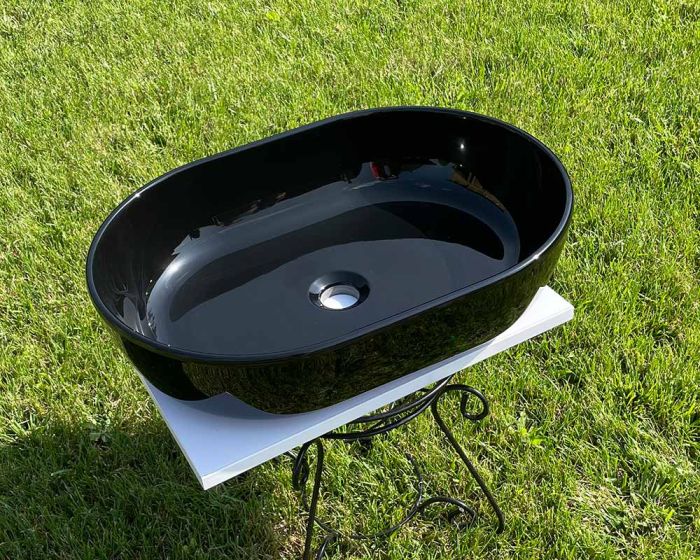 Умивальник «Персія» 54 см  Чорний А200 глянець
