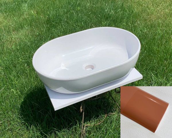 Умывальник «Персия» 54 см  Персик А701 глянец