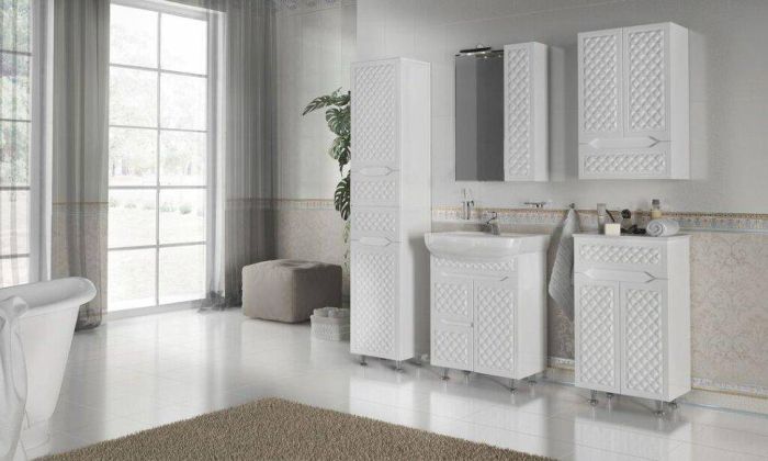 Зеркало со шкафчиком Родорс 70(R), Аква Родос