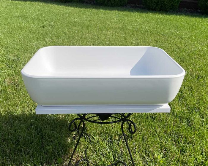 Умивальник «Тіфані» 54 см Білий А100М МАТ