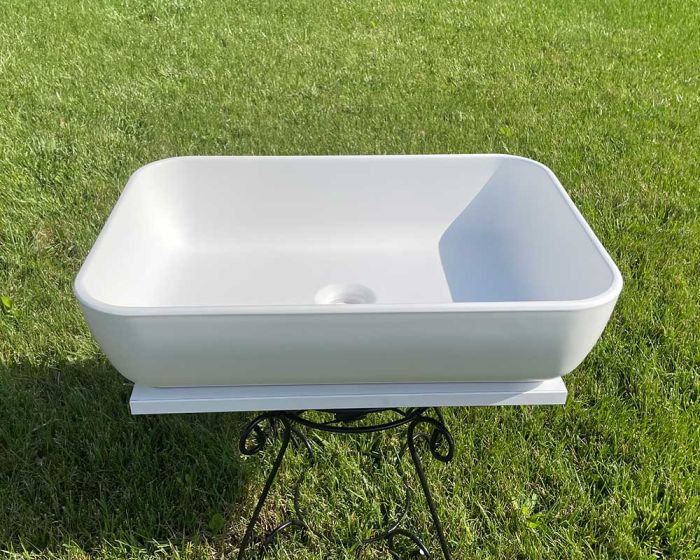 Умивальник «Тіфані» 54 см Білий А100М МАТ