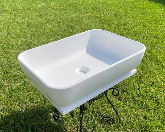 Умивальник «Тіфані» 54 см Білий А100М МАТ