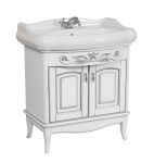 Тумба с умывальником Микела Белая 80, Аква Родос