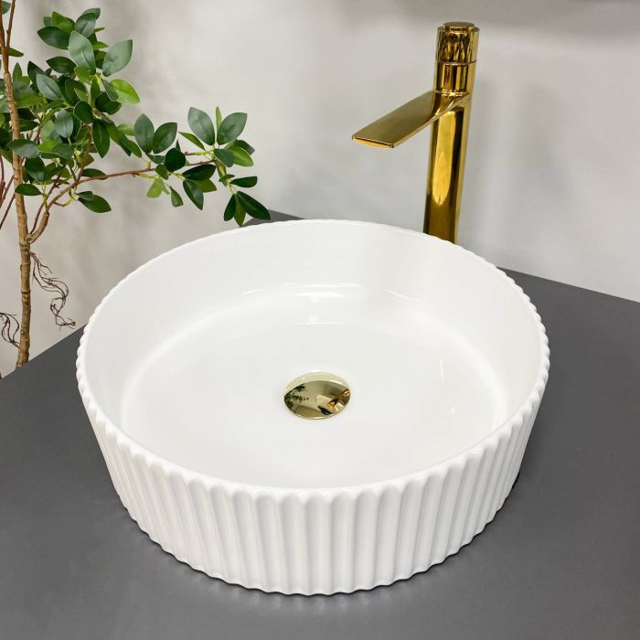 Умивальник VBI BRINDISI M WHITE накладний