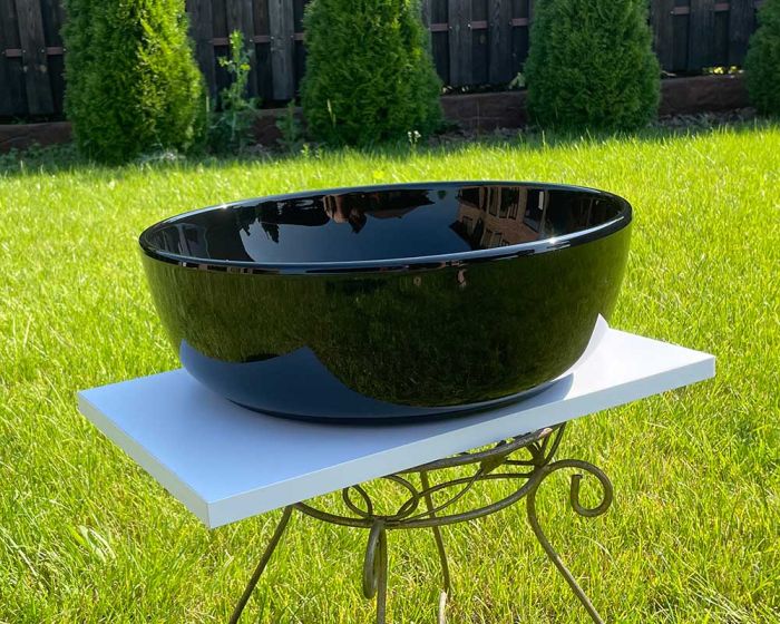 Умивальник «Сакура» 40 см Чорний А200 глянець