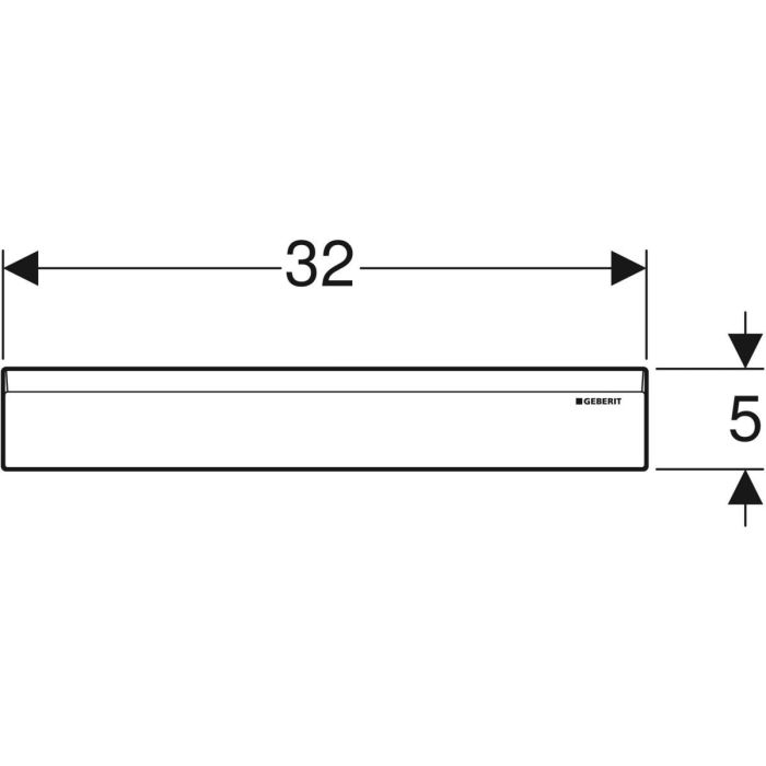Декоративна накладка для трапа 154.335.21.1 Geberit