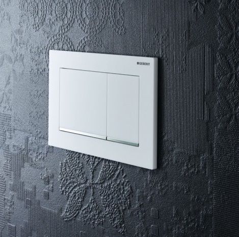 Кнопка зливу Omega 30 (115.080.KJ.1) білий, Geberit