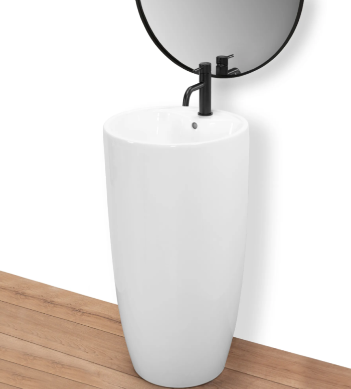 Умивальник REA ANYA WHITE білий підлоговий