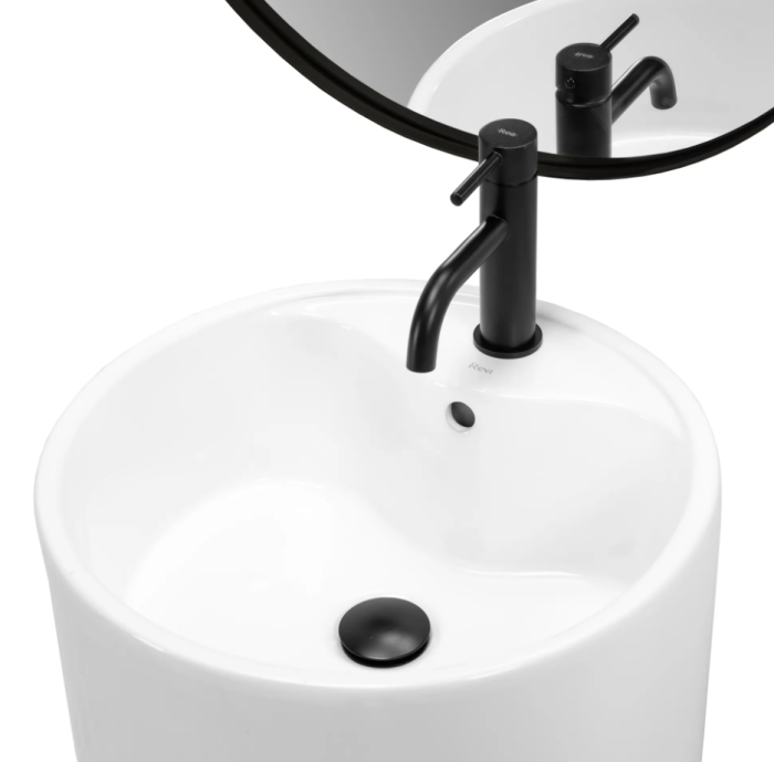 Умивальник REA ANYA WHITE білий підлоговий